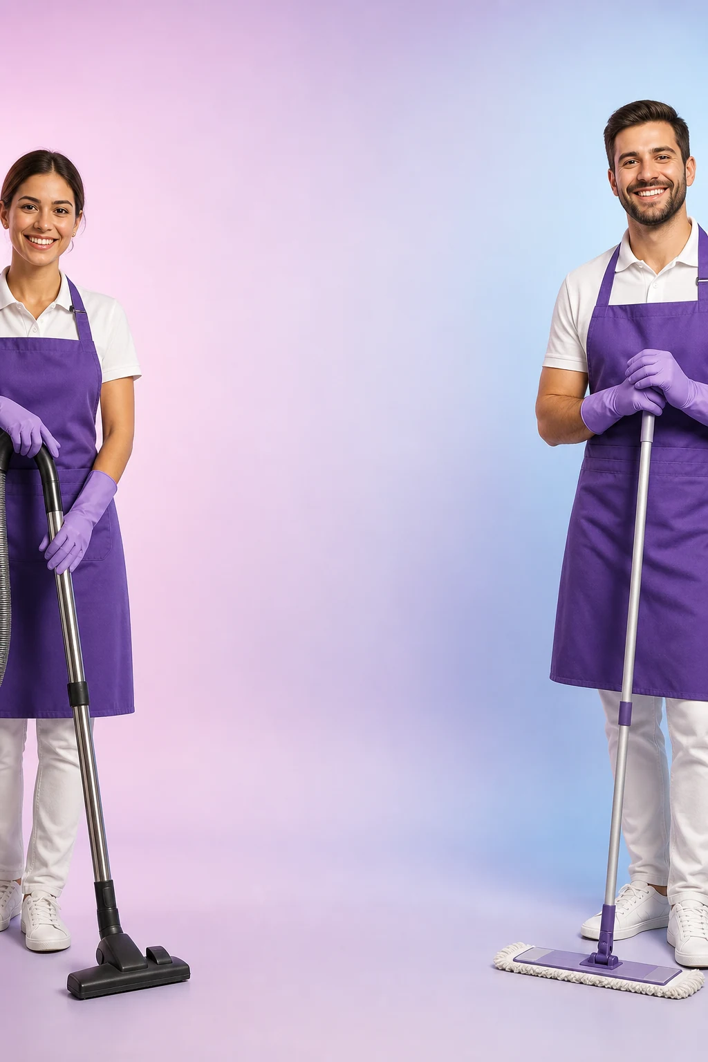 Professioneel schoonmaakteam van Eazy Cleanup